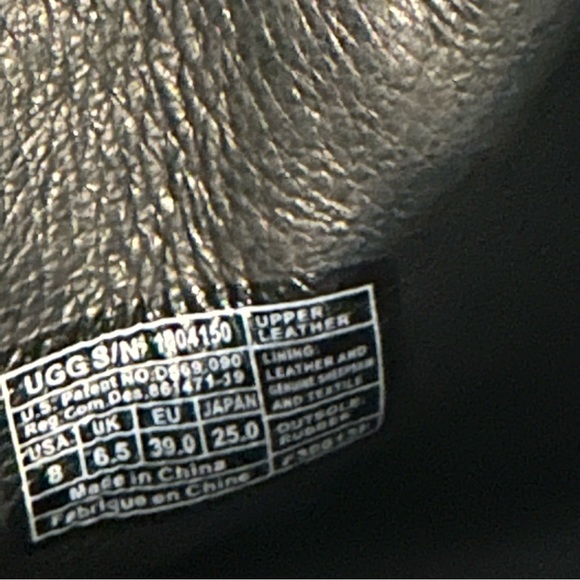 UGG Leather Black Boots - Picture 2 of 11